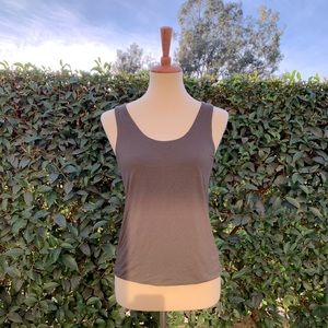 Army green open back top